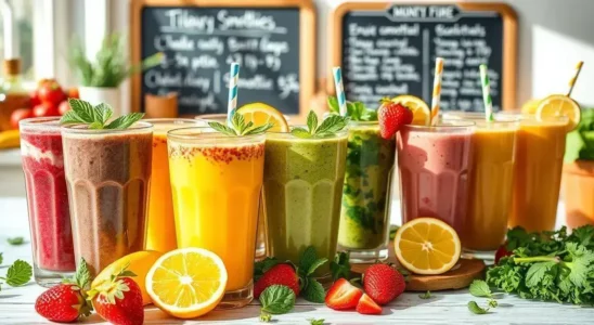 Smoothies Energéticos: Combinações de Frutas e Vegetais para Repor as Energias