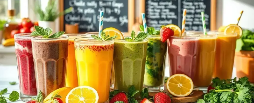 Smoothies Energéticos: Combinações de Frutas e Vegetais para Repor as Energias